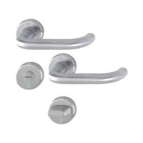   HOPPE BADEN rozettán kilincsgarnitúra 39-46 mm nemesacél matt WC