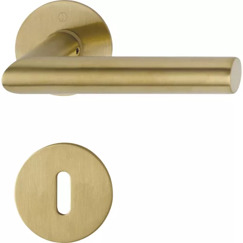 HOPPE AMSTERDAM rozettás kilincsgarnitúra kerek réz BB