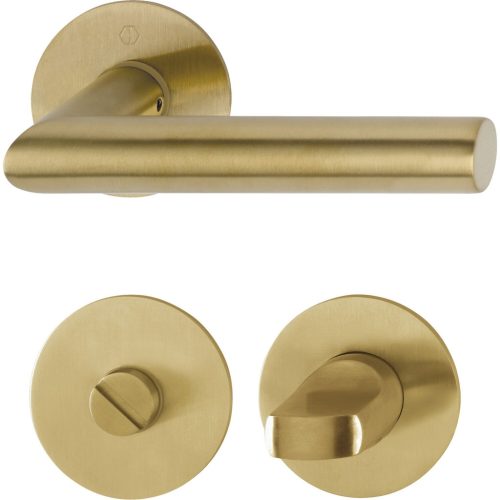 HOPPE AMSTERDAM rozettás kilincsgarnitúra kerek réz WC