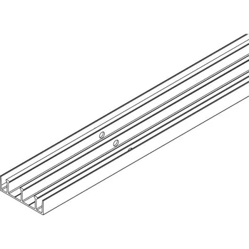 VITRIS Atrivant 80 futósín 3 pályás alu ezüst 4000 mm