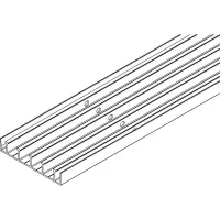 Sliding system for balcony and terrace glazing