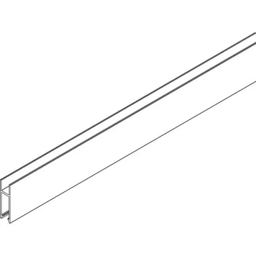 VITRIS Atrivant 80 futóprofil 8/10 mmüveghez alu antracit RAL 7016 6000 mm