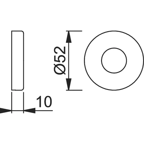 HOPPE kilincs takarórozetta kerek, aluminium matt fekete