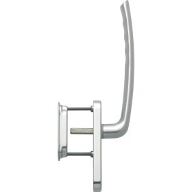   HOPPE TOKYO emelő-toló garnitúra kagylófogantyúval UG ezüst eloxált