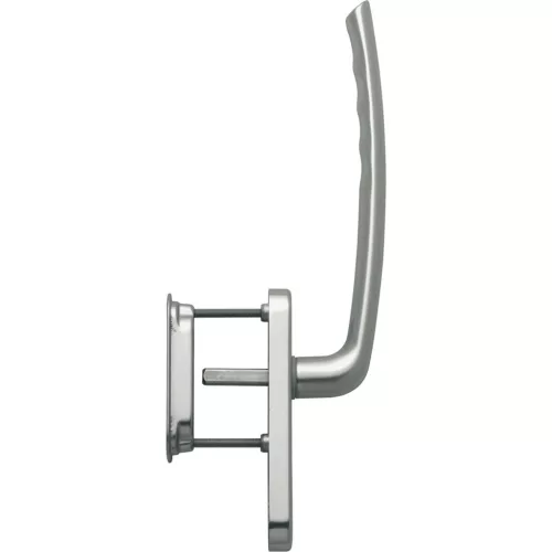 HOPPE TOKYO emelő-toló garnitúra kagylófogantyúval UG acél eloxált