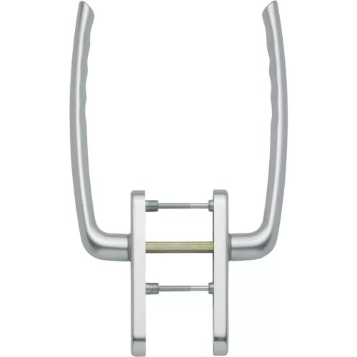 HOPPE TOKYO emelő-toló garnitúra kilincs/kilincs PZ ezüst eloxált