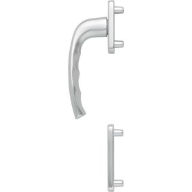   HOPPE NEW YORK külső erkélyajtó-félgarnitúra  ezüst eloxált