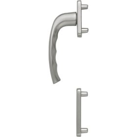   HOPPE NEW YORK külső erkélyajtókilincs-félgarnitúra  alunemesacél