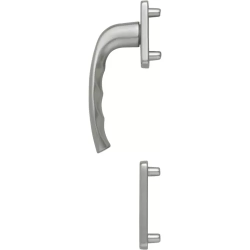 HOPPE NEW YORK külső erkélyajtókilincs-félgarnitúra  alunemesacél