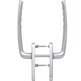   HOPPE NEW YORK emelő-toló garnitúra kilincs/kilincs PZ 75-80 mm ezüst eloxált