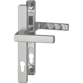   HOPPE TOULON biztonsági kilincsgarnitúra PZ92 77-82 mm acélszínű