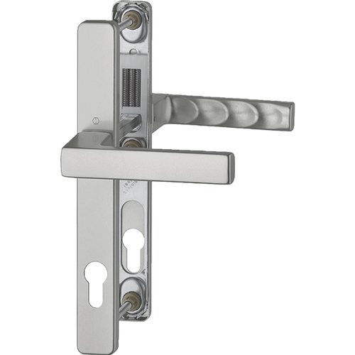 HOPPE TOULON biztonsági kilincsgarnitúra PZ92 77-82 mm acélszínű