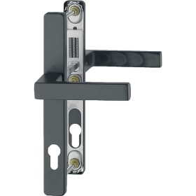   HOPPE TOULON biztonsági kilincsgarnitúra PZ92 77-82 mm matt fekete