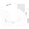 MACO falcolló L=250 mm acélhorganyzott ezüst