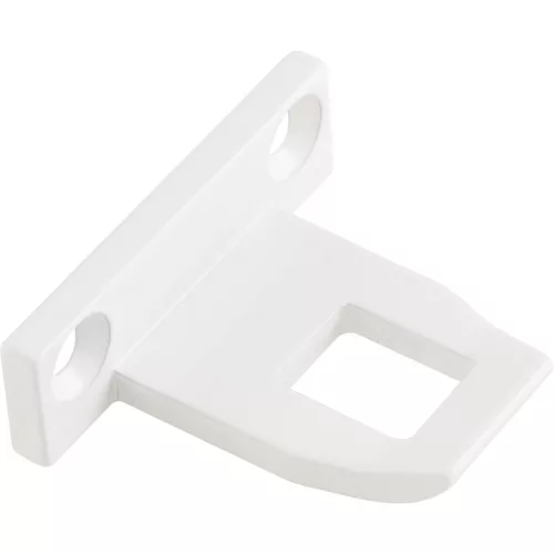 Zárlemez felülvilágító csappantyúhoz ALU ráütődés mag. 155 mm fehér RAL 9010