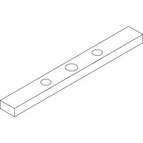 GEZE FPS keret alátét könnyűfém ablakokhoz 5 mm vastag