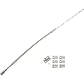   HAUTAU FL190 flexibilis rudazat tartozékkal kerekíves L=400 mm szürke