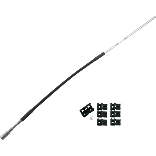 HAUTAU FL190 flexibilis rudazat tartozékkal kerekíves L=1000 mm fekete