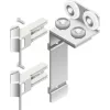 GEZE OL90N nyitóolló szárnybakkal Standard alu fehér RAL 9016