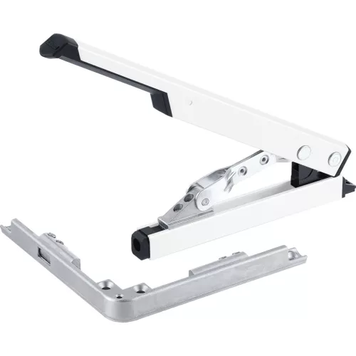GEZE OL90NOL95 kézi emelőkar sarokváltóval löket 54 mm alu fehér RAL 9016