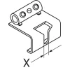 GEZE OL90NOL95 retesz fogadó csapok DM-115 mm