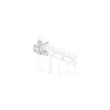 Hosszúpánt Anti Sabotage 4DW állítható 500 x 40 mm rozsdamentes