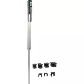   Integrált csapszeges kapuletűző SUBY retesz 100mm magasságállítás alu RAL6005