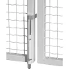 Kapuletűző VSF tengellyel/peremmel hossz 490 mm aluminium RAL 7016