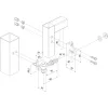 Kapupánt BOLTONHD4D 4x állítható 180°nyitási szög lemez 45x355mm ezüst