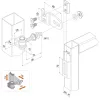 Kapupánt GBMU4D12 4x állítható 180° nyitási szög alaplap 35x31 mm horganyzott