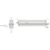 COMUNELLO orsóhajtás RAYWIN R60 löket 500 mm 24V szürke RAL 7035