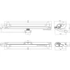 COMUNELLO láncmotor L35 230V löket 50100150200250300350400420 mm fehér