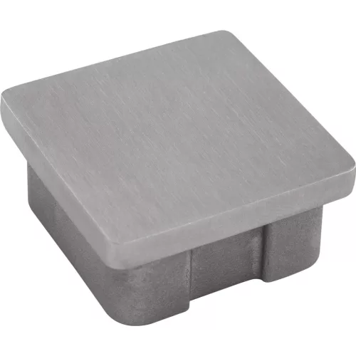 ECOOMY végzáró ? 50 x 50 x 20 mm szögl. csőhöz polírozott nemesacél V2A