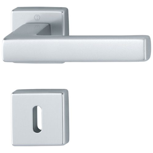 HOPPE TOULON rozettás kilincsgarnitúra 37-42 mm ezüst eloxált BB