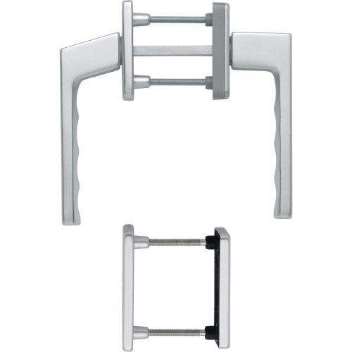 HOPPE TOULON  teraszajtókilincs foganytú  ezüst eloxált