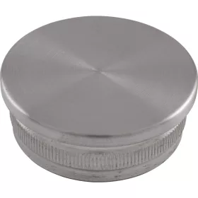   ECONOMY recézett sapka lap. üreges cső ? 424 x 2 mm nemesacél polírozott V2A