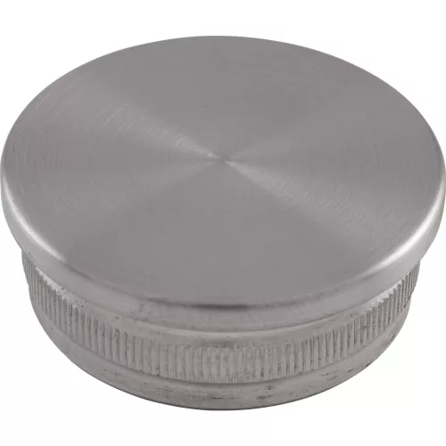 ECONOMY recézett sapka lap. üreges cső ? 424 x 2 mm nemesacél polírozott V2A