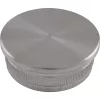 ECONOMY recézett sapka lap. üreges cső ? 424 x 2 mm nemesacél polírozott V2A