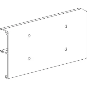   TERNO bepattintható adapterprofil 1380 fa takaróhoz hossz=150 mm alu natur