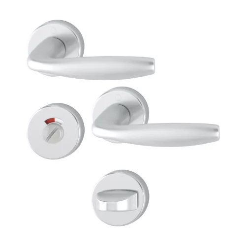 HOPPE NEW YORK rozettás kilincsgarnitúra natúr WC