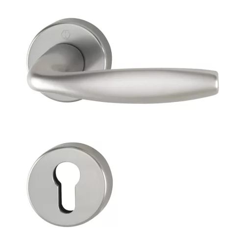 HOPPE NEW YORK rozettás kilincsgarnitúra acél PZ