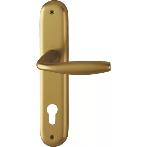 HOPPE NEW YORK hosszúpajzsos kilincsgarnitúra 35-45 mm bronz eloxált PZ