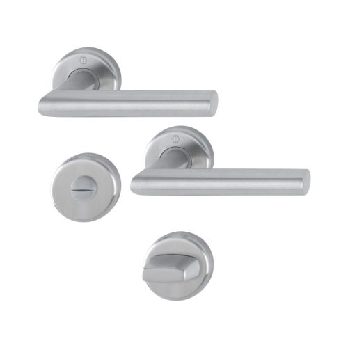 HOPPE UTRECHT rozettás kilincsgarnitúra nemesacél matt WC