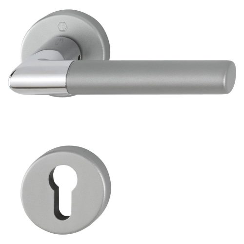 HOPPE LECCE rozettás kilincsgarnitúra alumínium PZ