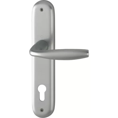 HOPPE NEW YORK Hosszúpajzsos Kilincsgarnitúra PZ90 35-45mm alu