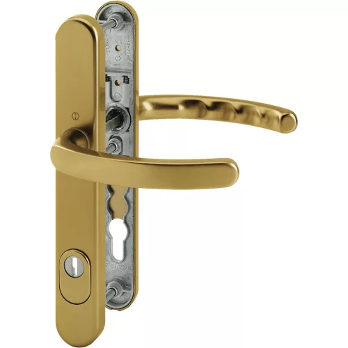 HOPPE LUXEMBOURG biztonsági kilincsgarnitúra PZ92 67-72 mm bronz