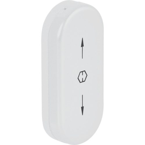 HOPPE ablakkezelő nyílással takarórozetta, alumínium fehér