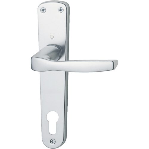 MILANO kilincsgarnitúra PZ 90, 30 - 49 mm, F1 ezüst eloxált