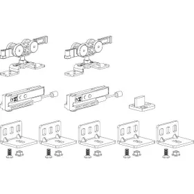   TERNO vasalatszett Classic Basic Komfort fa 80 futósín nélkül
