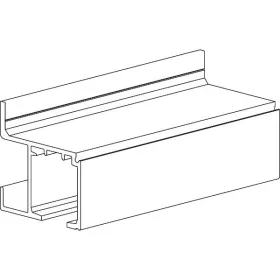   TERNO futósín 1359 falra szereléshez 3000 mm méretre vágható ezüst